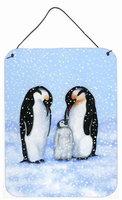 Penguin Family by Daphne Baxter Wall or Door Hanging Prints BDBA0427DS1216 by Caroline's Treasures