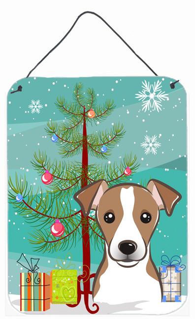 Christmas Tree and Jack Russell Terrier Wall or Door Hanging Prints BB1632DS1216 by Caroline&#39;s Treasures