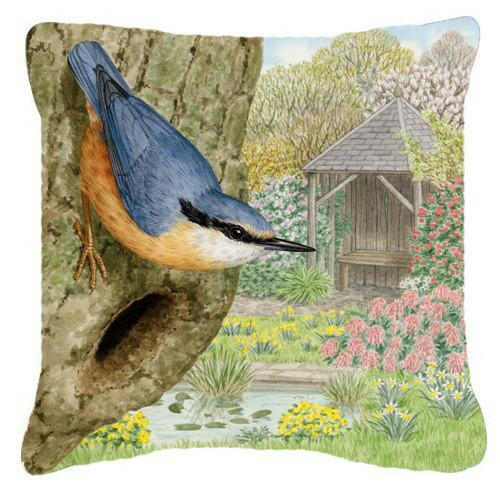 Nuthatch by Sarah Adams Canvas Decorative Pillow ASAD0696PW1414 - the-store.com