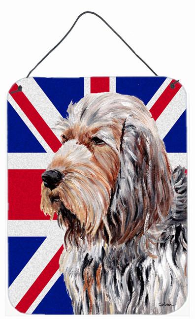 Otterhound with English Union Jack British Flag Wall or Door Hanging Prints SC9879DS1216 by Caroline's Treasures