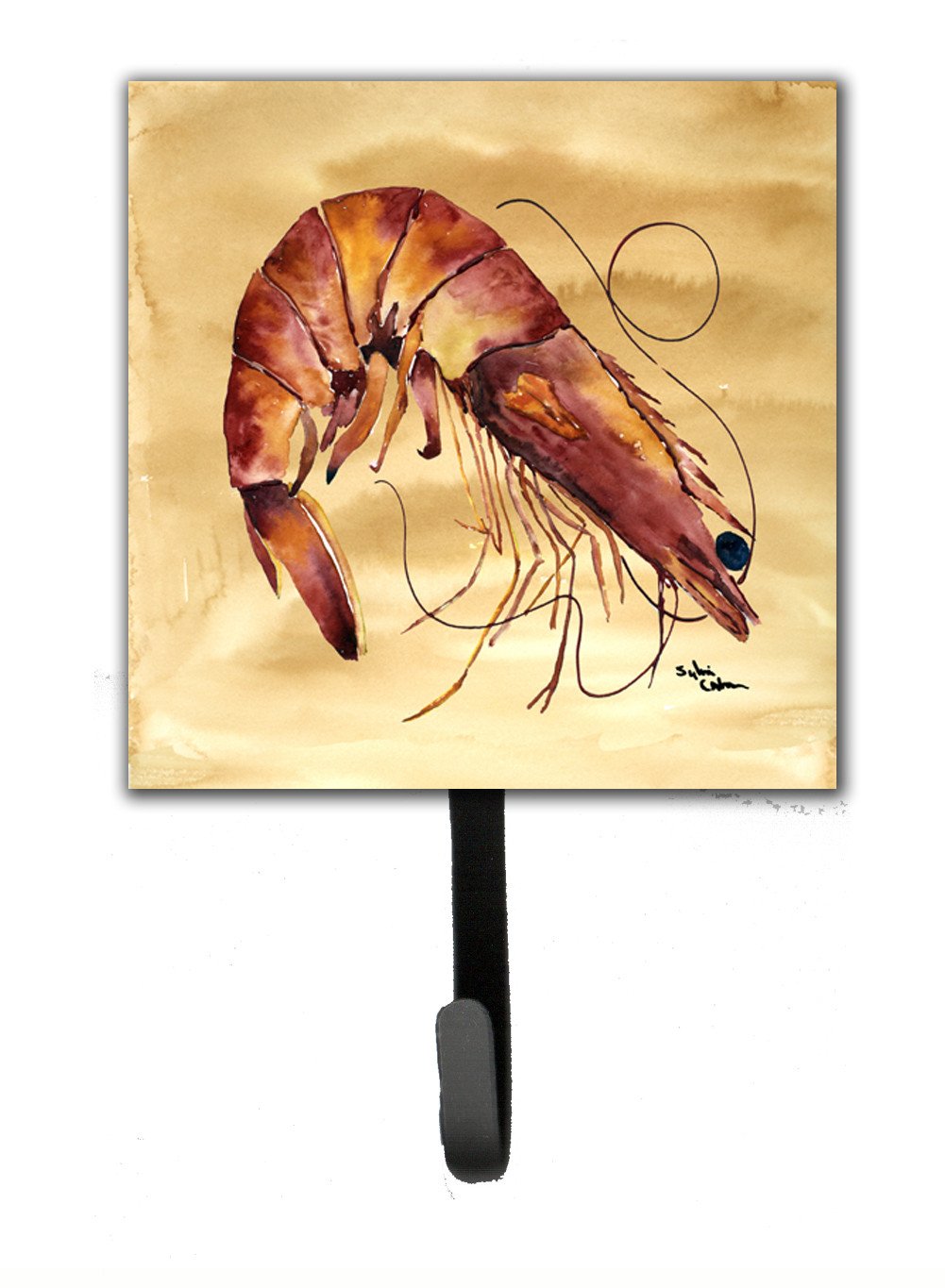 Shrimp Leash Holder or Key Hook by Caroline&#39;s Treasures