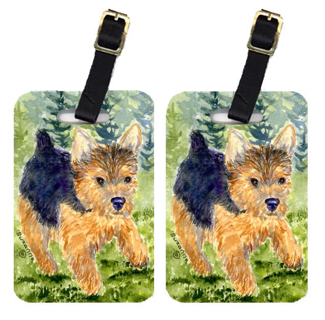 Pair of 2 Norwich Terrier Luggage Tags by Caroline&#39;s Treasures