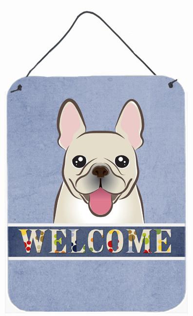 French Bulldog Welcome Wall or Door Hanging Prints BB1424DS1216 by Caroline&#39;s Treasures