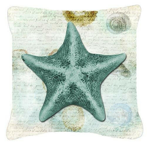 Starfish    Canvas Fabric Decorative Pillow by Caroline&#39;s Treasures