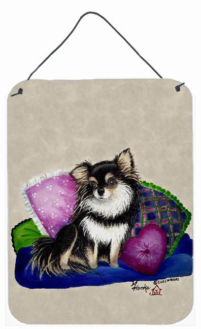 Chihuahua on their couch Wall or Door Hanging Prints MH1012DS1216 by Caroline&#39;s Treasures