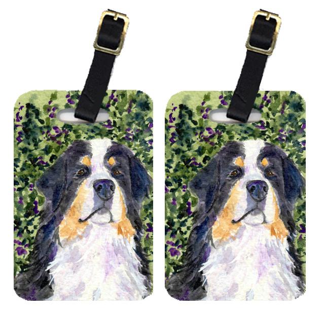 Pair of 2 Bernese Mountain Dog Luggage Tags by Caroline's Treasures