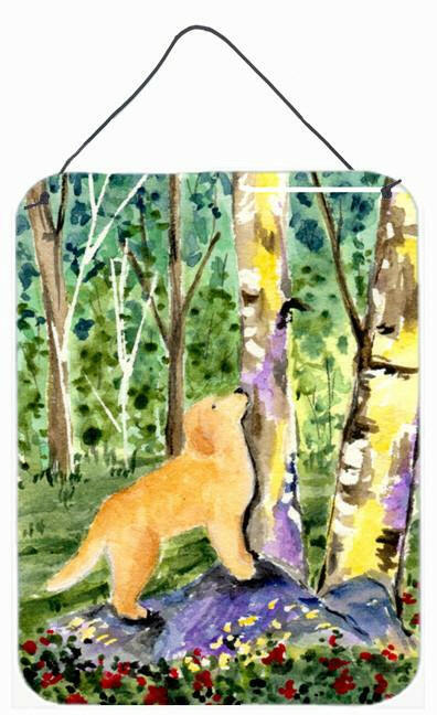 Caroline's Treasures Golden Retriever Aluminium Metal Wall or Door Hanging Prints