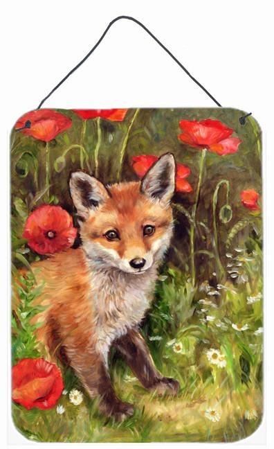 Fox Cub by Debbie Cook Wall or Door Hanging Prints CDCO0226DS1216 by Caroline&#39;s Treasures