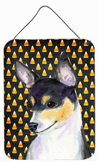 Chihuahua Candy Corn Halloween Portrait Wall or Door Hanging Prints by Caroline&#39;s Treasures