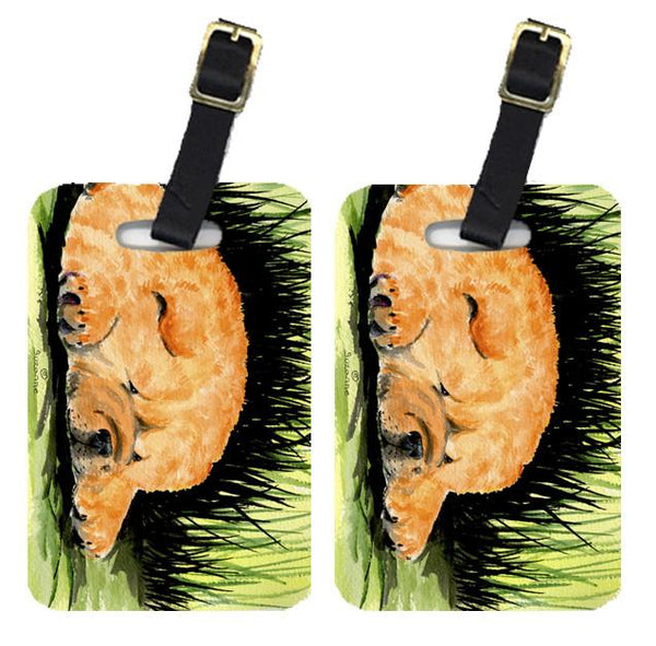 Pair of 2 Chow Chow Luggage Tags by Caroline's Treasures