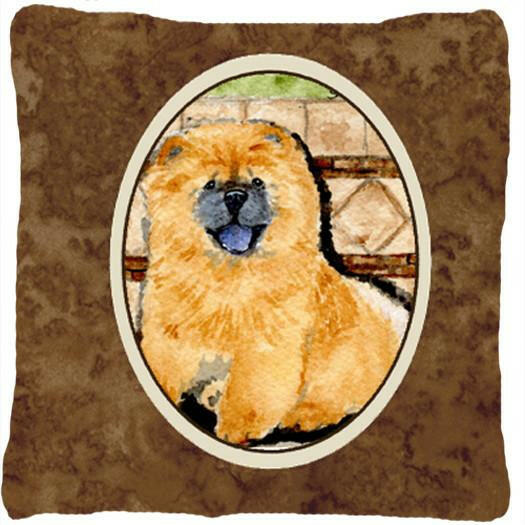 Chow Chow Decorative   Canvas Fabric Pillow by Caroline&#39;s Treasures