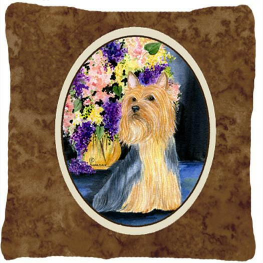 Silky Terrier Decorative   Canvas Fabric Pillow by Caroline&#39;s Treasures