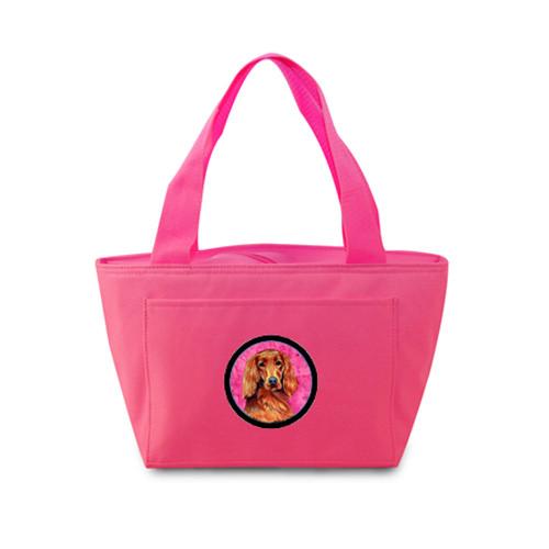 Pink Irish Setter  Lunch Bag or Doggie Bag LH9389PK by Caroline&#39;s Treasures