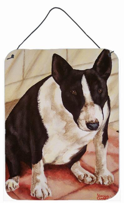 Bull Terrier English Bully Wall or Door Hanging Prints AMB1034DS1216 by Caroline&#39;s Treasures