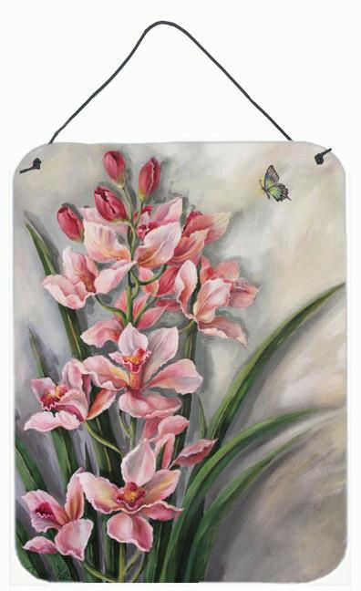 Orchids by Judith Yates Wall or Door Hanging Prints JYJ0071DS1216 by Caroline&#39;s Treasures