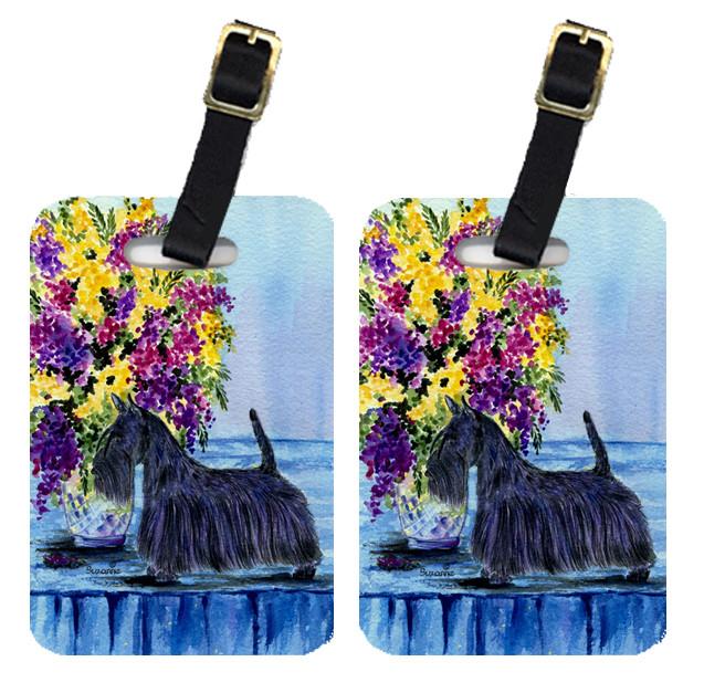 Pair of 2 Scottish Terrier Luggage Tags by Caroline&#39;s Treasures